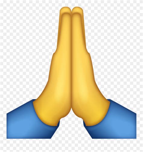 Emoji Sticker - Praying Hands Emoji Png Clipart (#3739848) - PinClipart