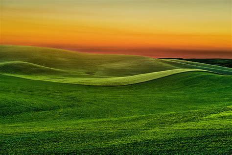 Sunset Near Moscow Idaho-palouse Series Photograph by Larry Gerbrandt - Fine Art America