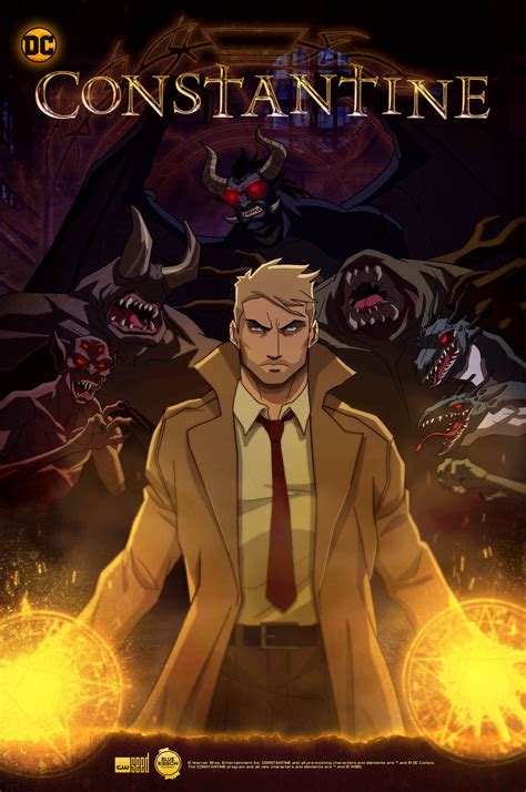 First Constantine Poster Teases CW Seed's Animated Series | Collider