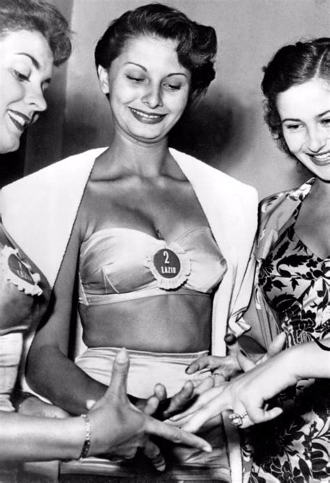 Rare Photographs of a Teenage Sophia Loren at the Miss Italy Contest in Rome, 1950 ~ vintage ...