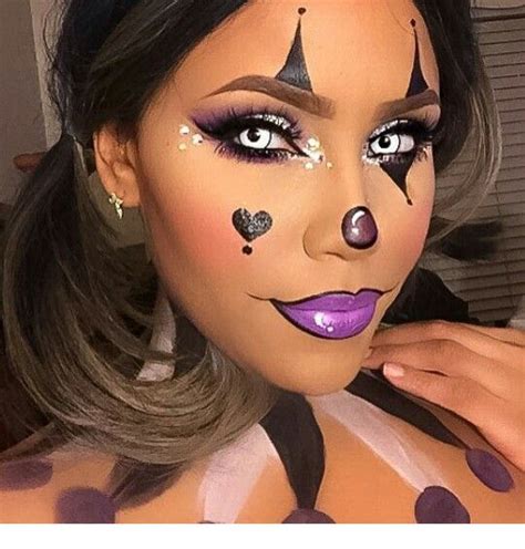 Purple and black Halloween makeup | Cute halloween makeup, Halloween makeup inspiration, Black ...