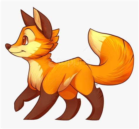 Animated Fox Png - Cartoon Fox Drawing, Transparent Png - kindpng