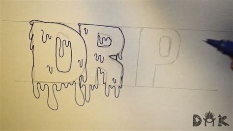 How to Draw Graffiti Letters "DRIP" - YouTube