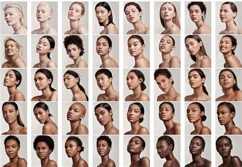 Foundation for Every Skin Tone: Fenty via Domaine | Drawing people faces, Skin color, Skin tones