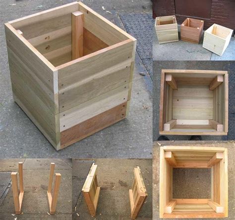 14 Square Planter Box Plans Best for DIY (100% Free) | Diy wood planter ...