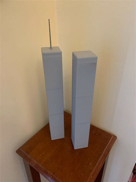 Twin Towers Model- 3D Printed | eBay