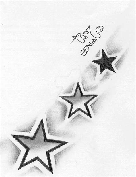 Shading Stars Tattoo by 2Face-Tattoo on DeviantArt