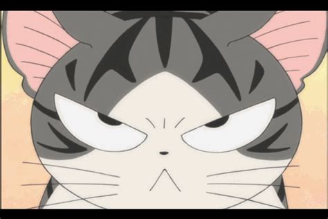 grumpy cat anime gif | WiffleGif