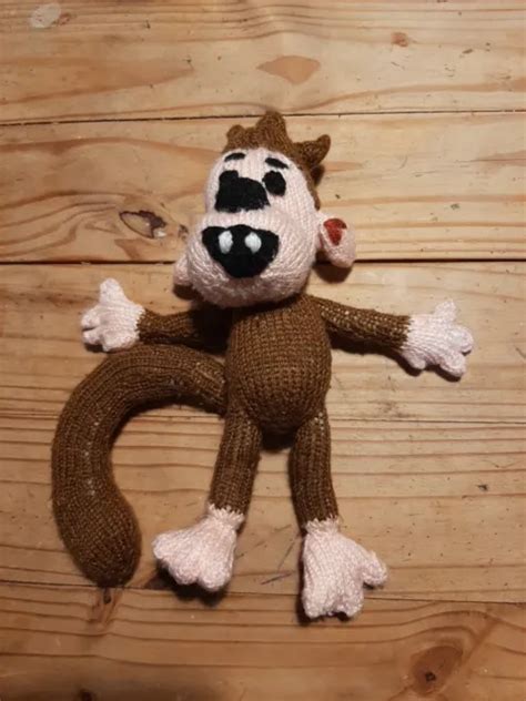 CBEEBIES OOO OOO Monkey From Raa Raa The Noisy Lion Knitted Toy. 12 ...