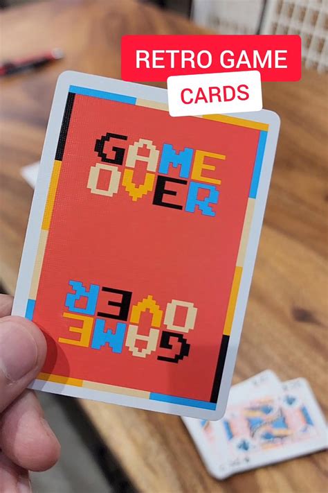 Game Over Playing Cards: A retro game inspired cards – RunIt Decks