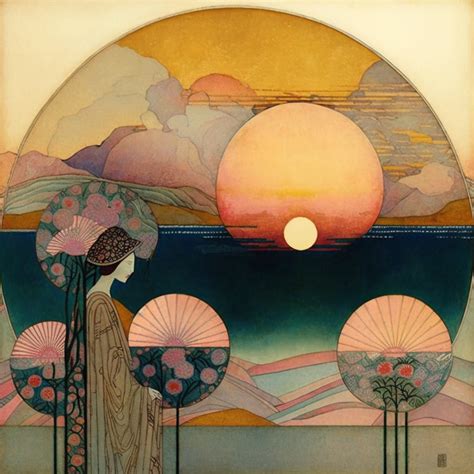 Margaret Macdonald Mackintosh (4) by AI-Visions on DeviantArt