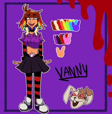 my vanny fan design (now with actual colors whoa!) : fivenightsatfreddys