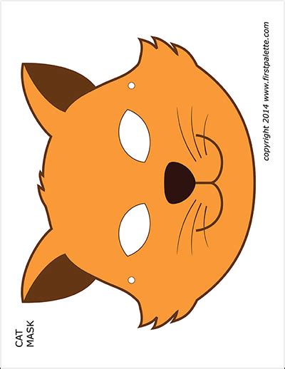 Cat Masks Free Printable Templates Coloring Pages Fir - vrogue.co