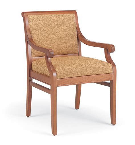 Wood Armchair With Upholstered Seat Upholstered Accent Chair Casters Beige Furniture Wooden ...