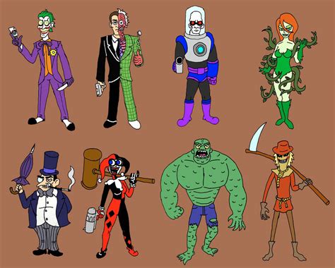 Gotham City villains by EarthVStheDerek on DeviantArt