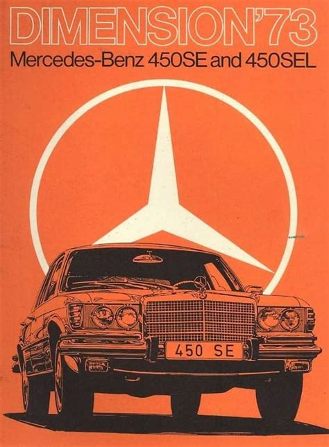 the mercedes benz 450se and 450sel owners manual