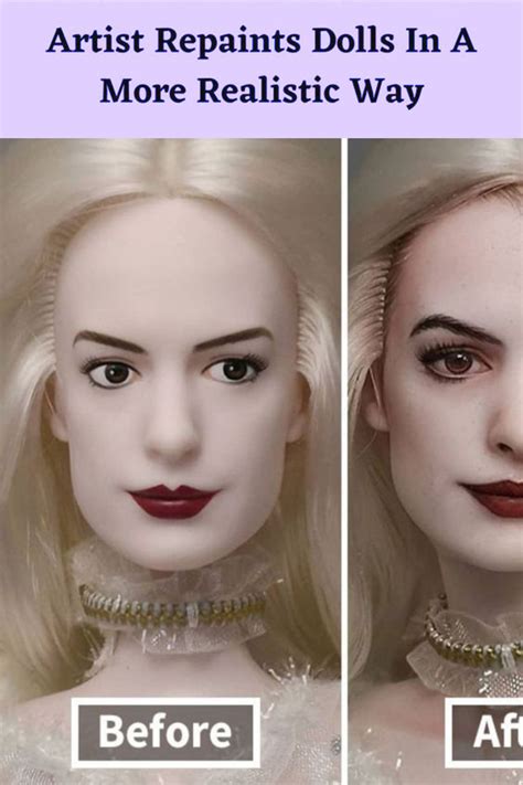 Artist Repaints Dolls In A More Realistic Way in 2023 | Doll house ...