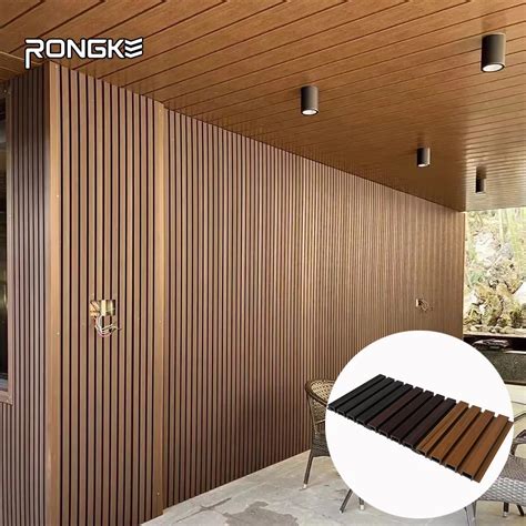 Wooden Grain WPC Exterior Wall Panels Designs for Decoration - China WPC Wall Cladding and WPC ...