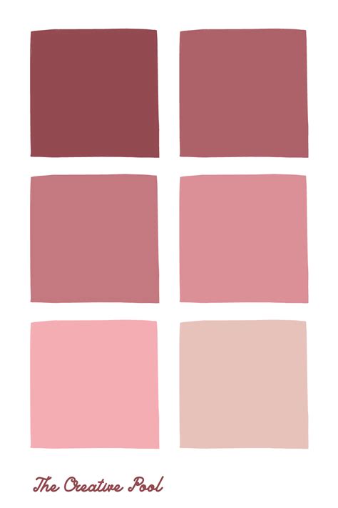 Maroon Color Palette, Pink Color Schemes, Pink Palette, Brand Color ...