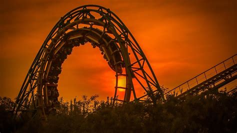 Your Sunset Roller Coaster Wallpaper Is Here. - AmusementInsider | Fun Starts Here