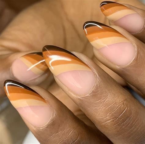 40+ Cool Brown Nail Designs To Try In Fall - The Glossychic | Brown nails design, Gel nails ...