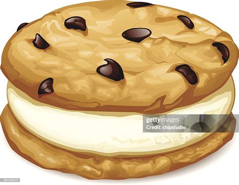 Ice Cream Cookie Sandwich High-Res Vector Graphic - Getty Images