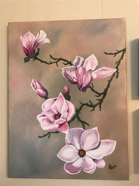 This item is unavailable | Etsy | Flower art, Floral art, Japanese magnolia