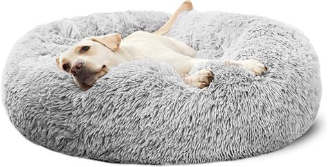 ANWA Dog Beds Calming Donut Cuddler, Puppy Dog Beds Large Dogs, Indoor ...