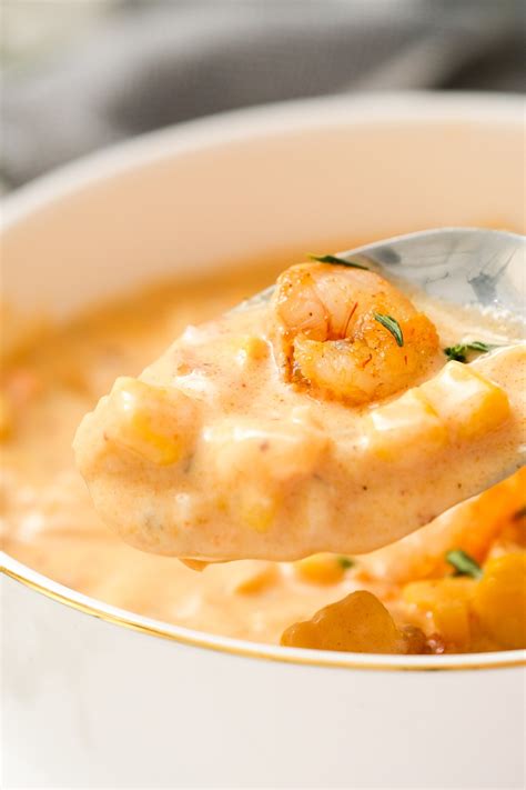 Shrimp & Corn Bisque - Reluctant Entertainer