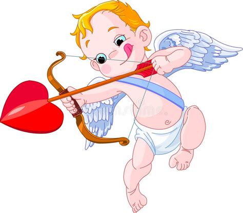 Valentines Day Cupid stock vector. Illustration of valentines - 36076696