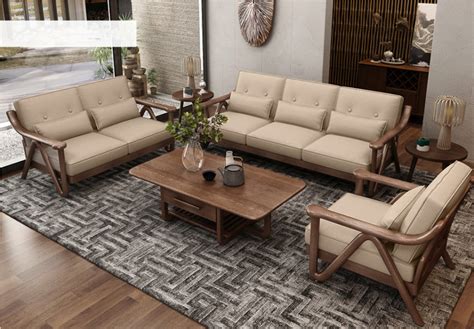 Buy Teak Wood Sofa Set Online | TeakLab