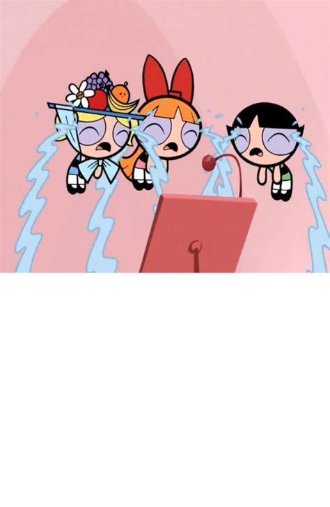 The Powerpuff Girls crying over what blank meme by Jack1set2 on DeviantArt