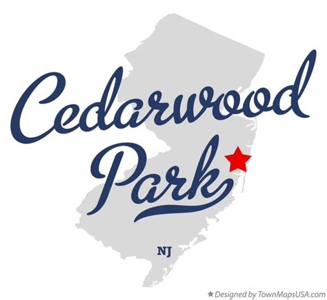 Map of Cedarwood Park, NJ, New Jersey