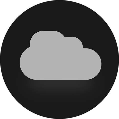 Cloud Icon Flat · Free vector graphic on Pixabay