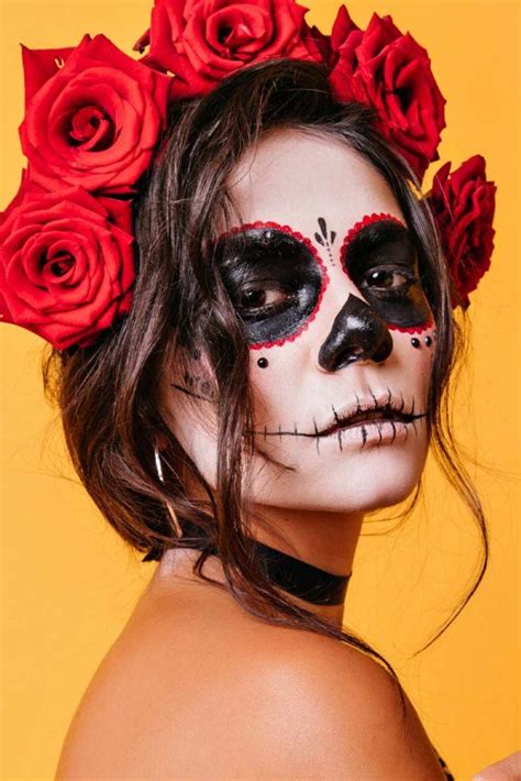 59 Best Sugar Skull Makeup Creations To Win Halloween