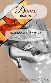 Readers' Muse: Dance Diaries: Ballroom Budgeting: How I Afford to Dance by The Girl With the ...