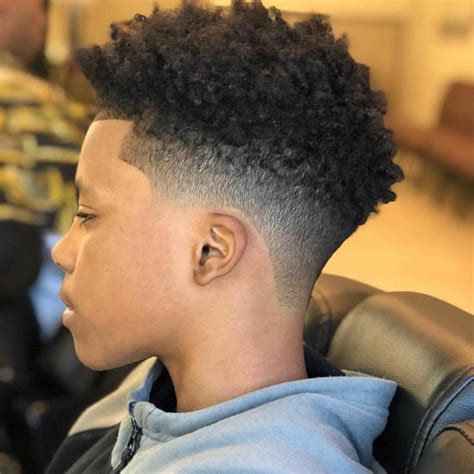 Pin by Child of God on Men-Boys Haircuts Taper Fade Design | Curly hair ...