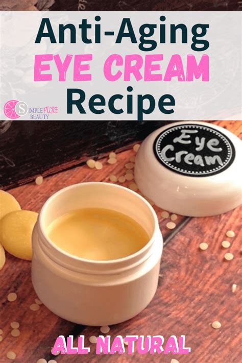 Easy Anti-aging DIY Eye Cream Recipe with Cocoa Butter - Simple Pure Beauty