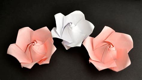 Beautiful PAPER ROSE | Origami Flower Tutorial DIY by ColorMania ...