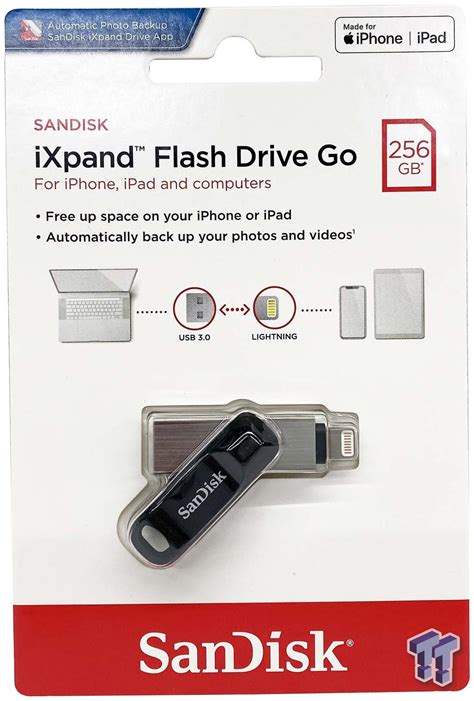 SanDisk iXpand Flash Drive Go 256GB Review | TweakTown