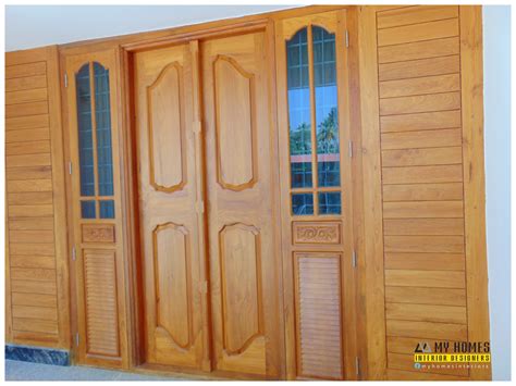 Kerala Home Design Door Front door designs in kerala style - Oxilo