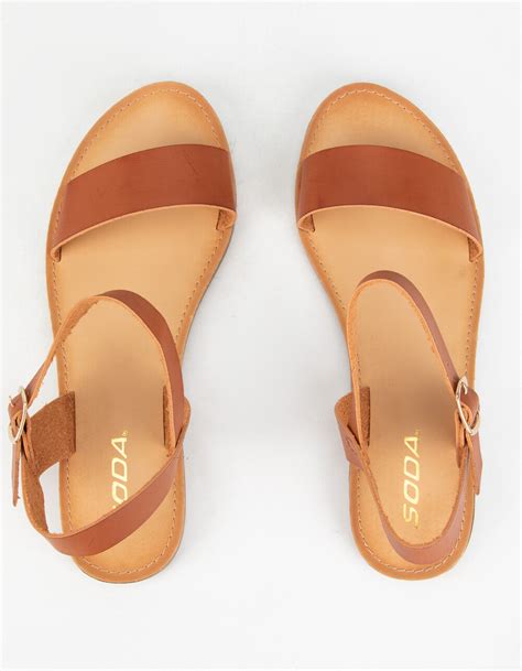 SODA Ankle Strap Womens Tan Sandals - TAN | Tillys