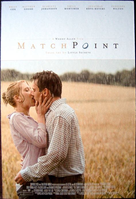 Match point | Besos de película, Poster de peliculas, Peliculas