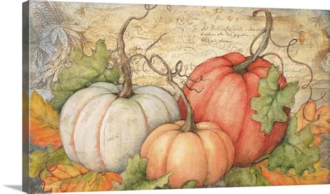 Pumpkins | Fall canvas painting, Fall watercolor, Autumn painting