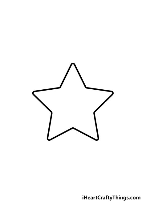 5 Point Star Drawing