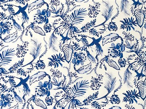 Tessuto stampato in raso HUMMINGBIRD Collezione Tropical Vibes by Aldeco, Interior Fabrics ...