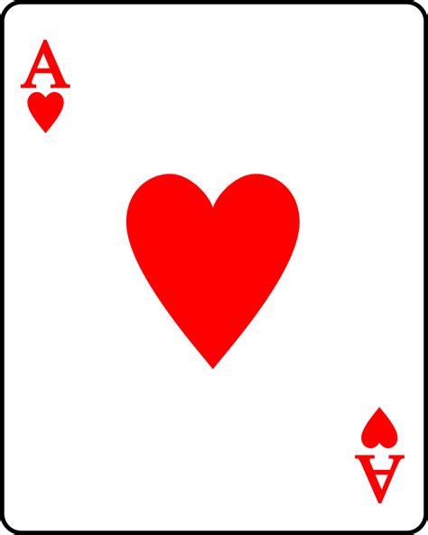 Playing Card Heart Clipart Images