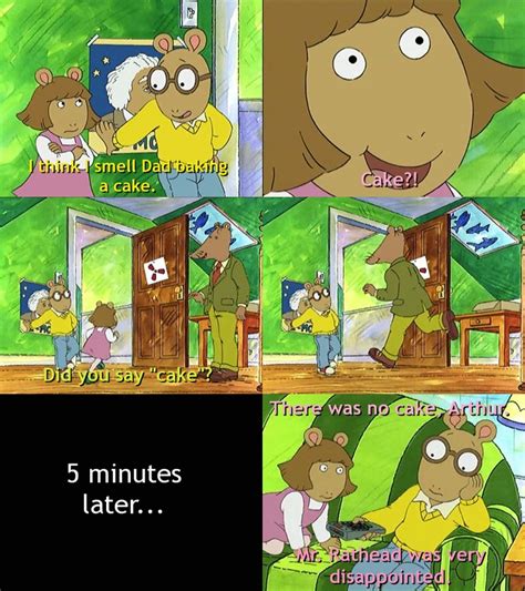 Oh Mr. Ratburn and his cake | Arthur | Pinterest | Remember this, Cakes ...