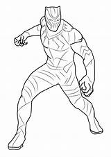 Black Panther Coloring Pages Free Printable sketch template