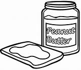 Peanut Butter Coloring Pages sketch template